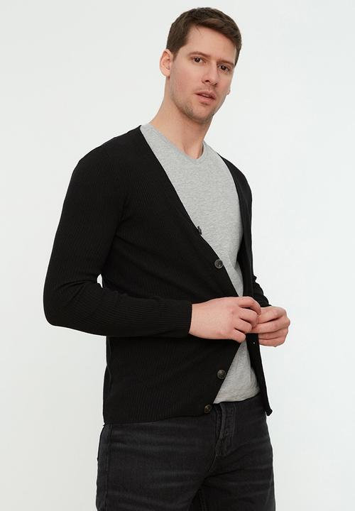 Trendyol - Benny plain cardigan - black