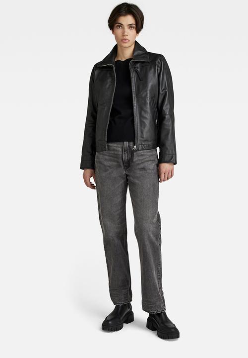 G-STAR - Core r neck knit - black