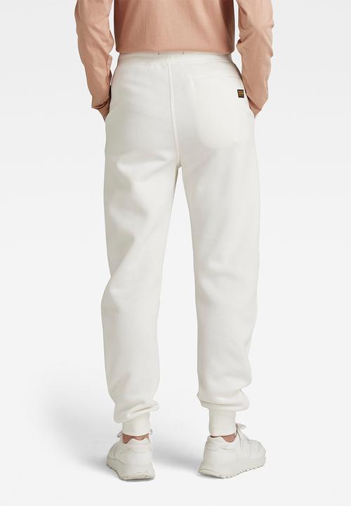 G-STAR - Premium core 2.0 sweat pant  - milk