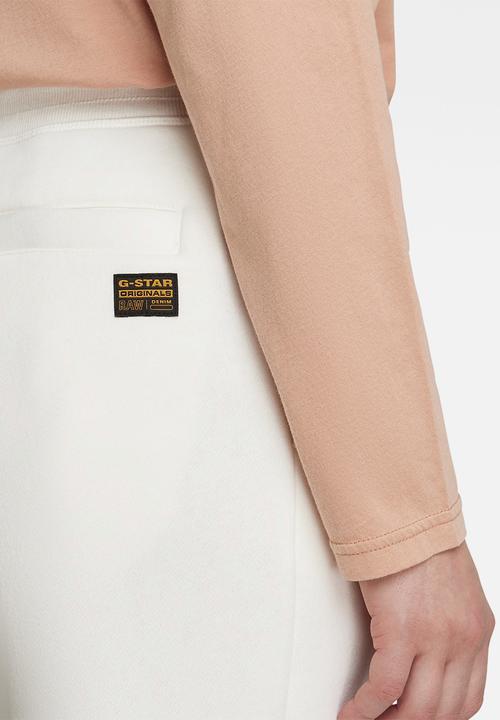 G-STAR - Premium core 2.0 sweat pant  - milk