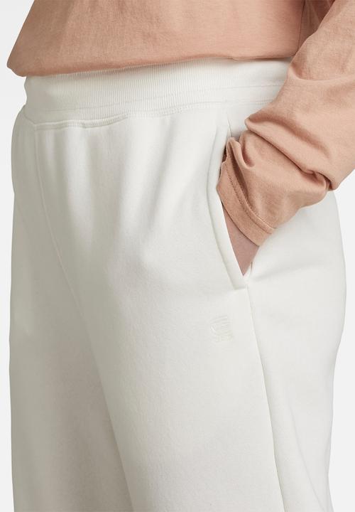 G-STAR - Premium core 2.0 sweat pant  - milk