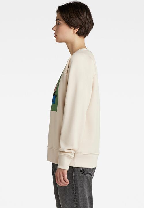 G-STAR - Raw cvrd r sweater -  talc