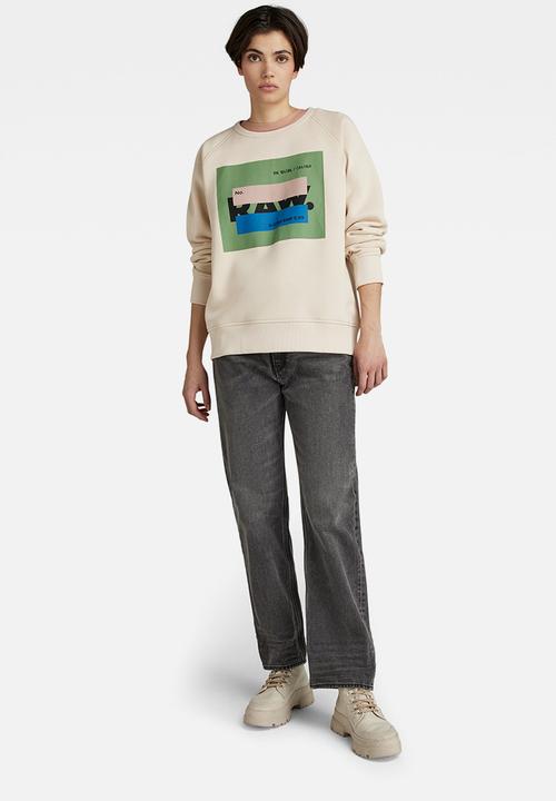 G-STAR - Raw cvrd r sweater -  talc