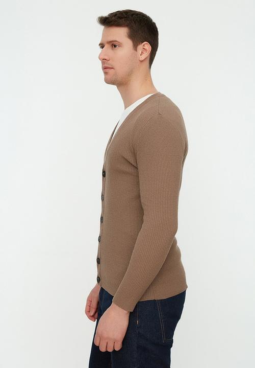 Trendyol - Benny plain cardigan - mink