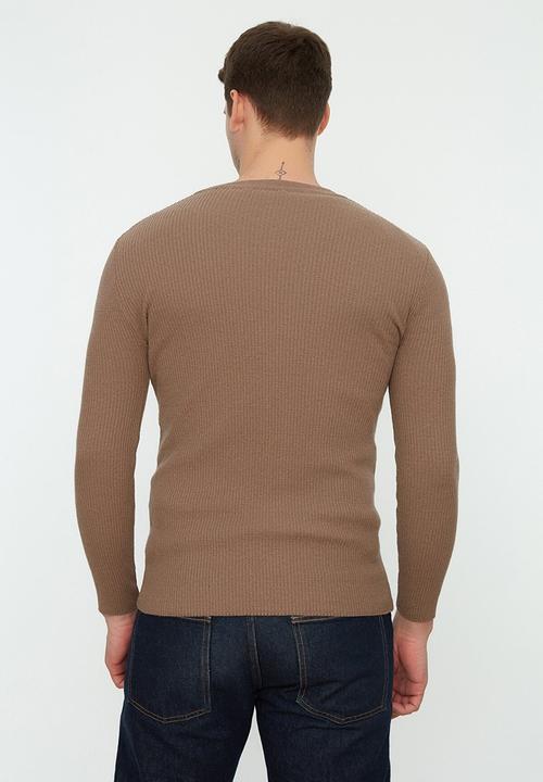 Trendyol - Benny plain cardigan - mink