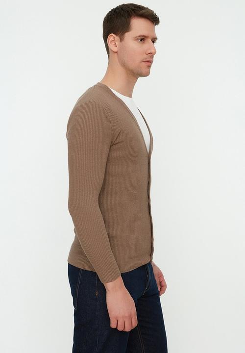 Trendyol - Benny plain cardigan - mink