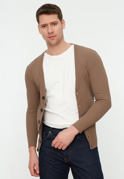 Trendyol - Benny plain cardigan - mink