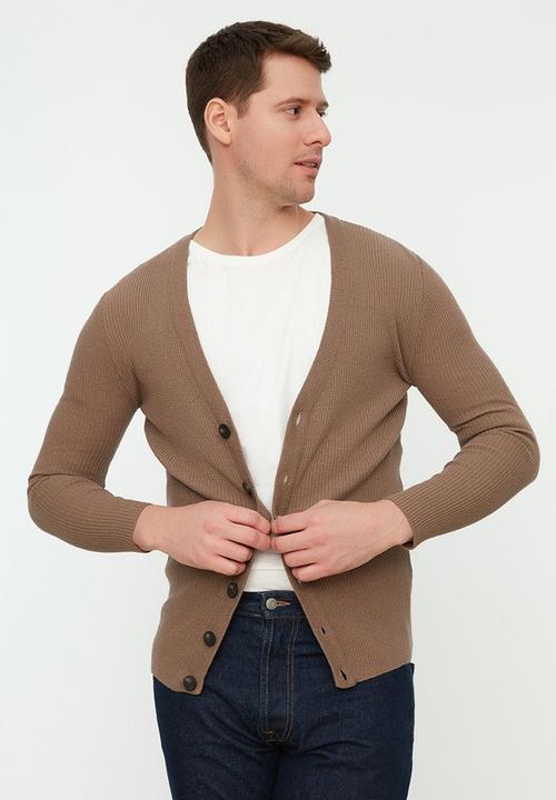 Trendyol - Benny plain cardigan - mink