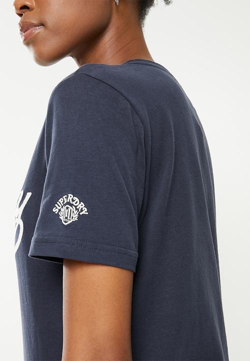 Superdry. - Pride in craft tee - eclipse navy