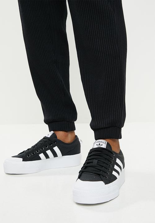adidas Originals - Rib cuffed pants w - black