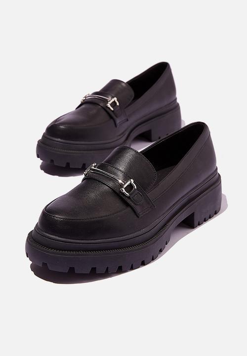Cotton On - Bree lug sole loafer - black