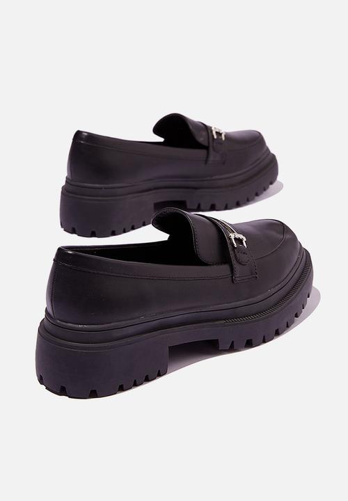 Cotton On - Bree lug sole loafer - black