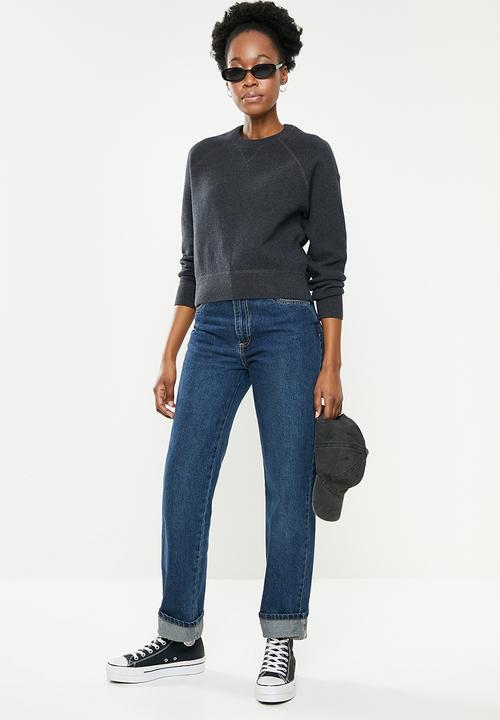 Superdry. - Essential cotton crew - tar mega 