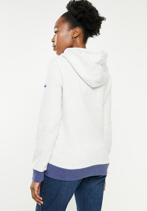 Superdry. - Cl ac ringer hood - oatmeal