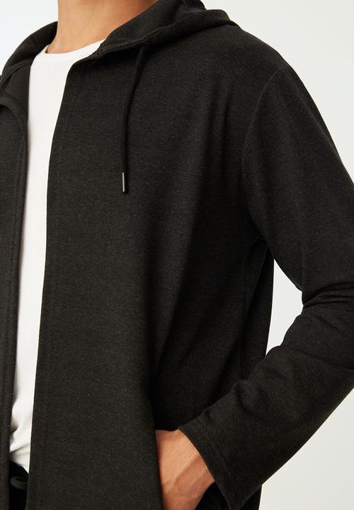 Trendyol - Senzo hooded cardigan - anthracite