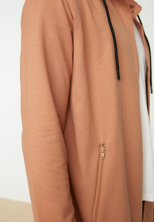 Trendyol - Senzo hooded cardigan - camel