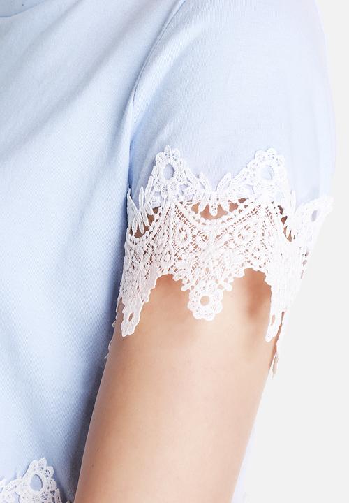 Glamorous - Laced-Hem Crop