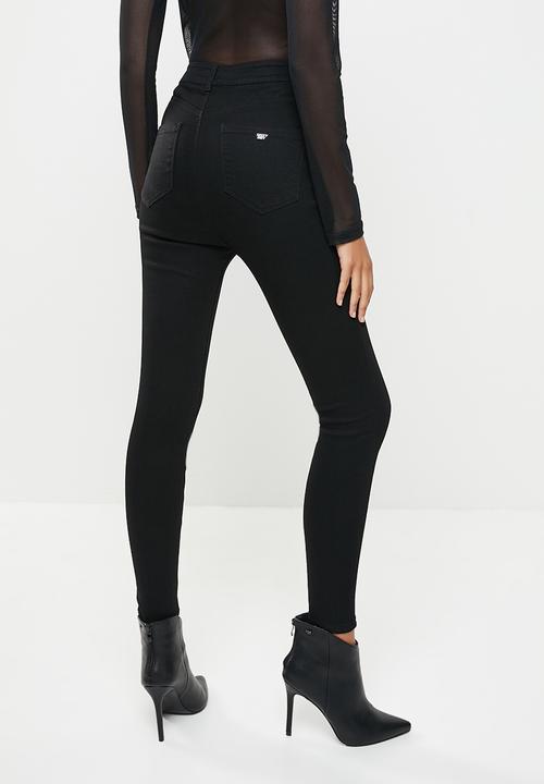 SISSY BOY - Super high rise skinny - jet black