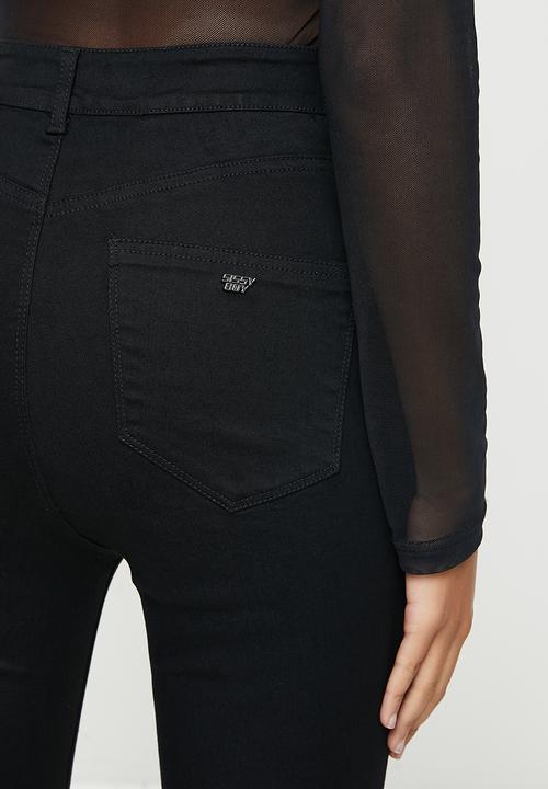SISSY BOY - Super high rise skinny - jet black