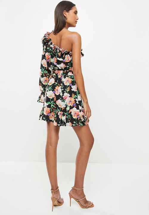 SISSY BOY - Asymmetric floral dress - multi