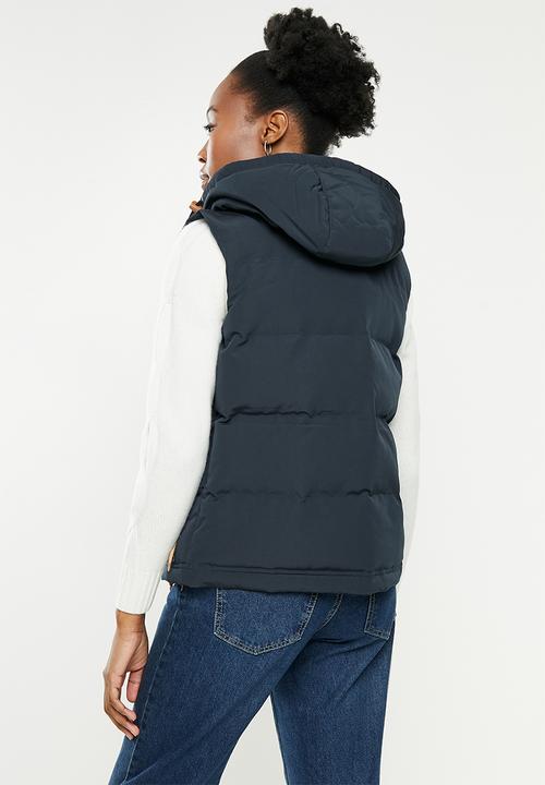 Superdry. - Hooded everest gilet - eclipse navy