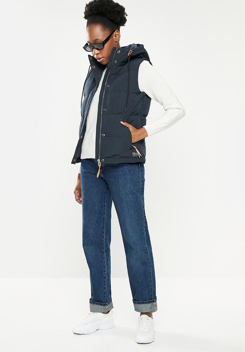 Superdry. - Hooded everest gilet - eclipse navy