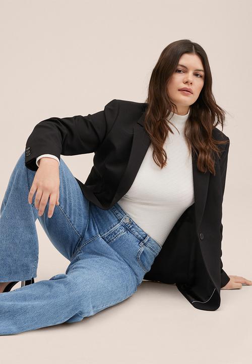 MANGO - Jeans nora - open blue