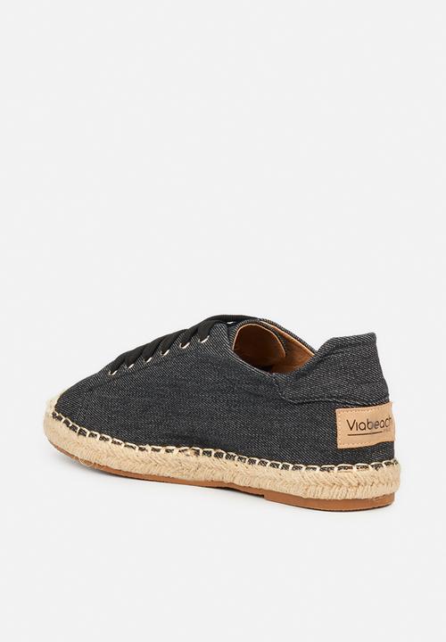 Viabeach - Espa19 espadrille sneaker - black