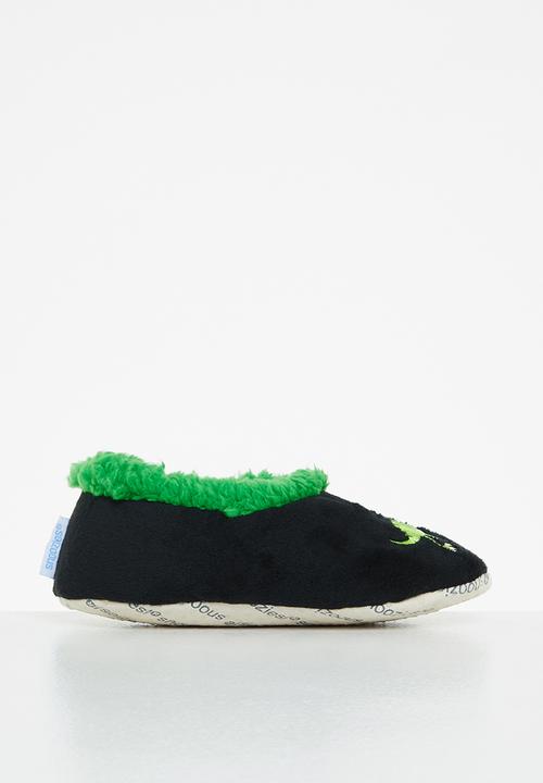 snoozies!® - Saurus slippers - black