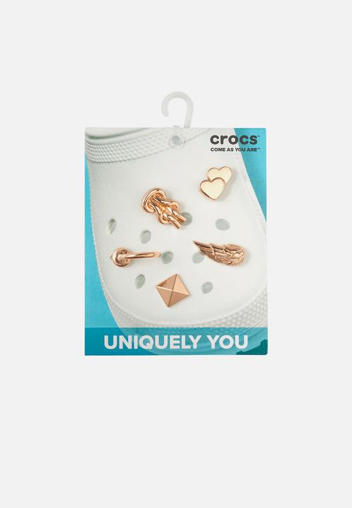 Crocs - Elevated gold gurl 5 pack - gold