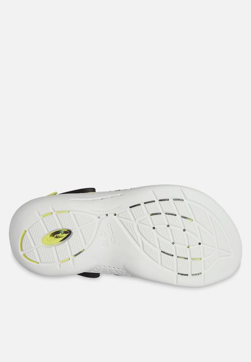 Crocs - Literide 360 marbled clog - black & citrus