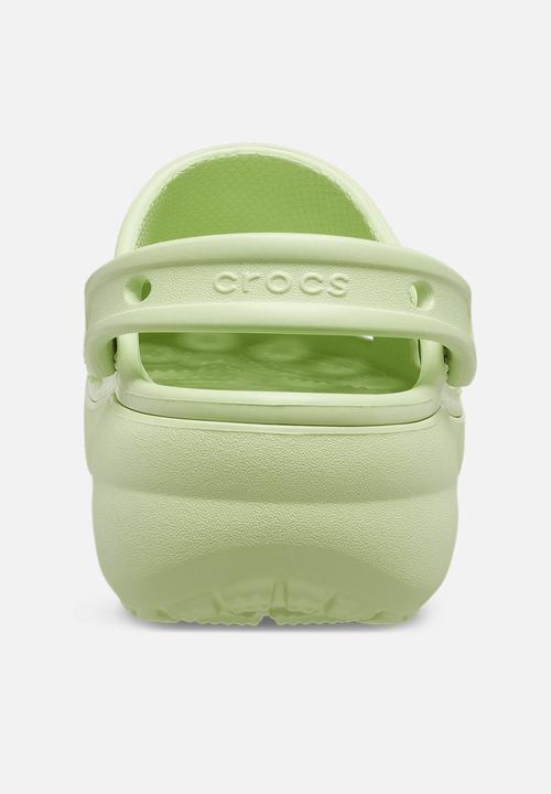 Crocs - Classic platform clog w - celery