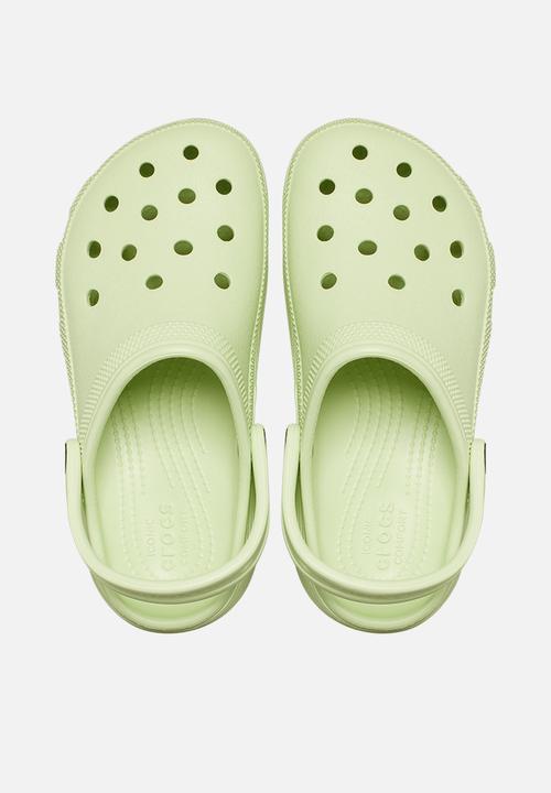 Crocs - Classic platform clog w - celery