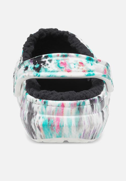 Crocs - Classic lined tie dye clog - pure water 