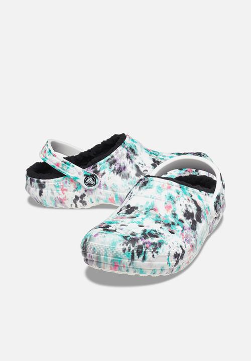 Crocs - Classic lined tie dye clog - pure water 