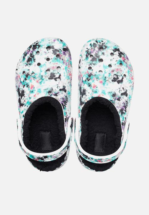 Crocs - Classic lined tie dye clog - pure water 