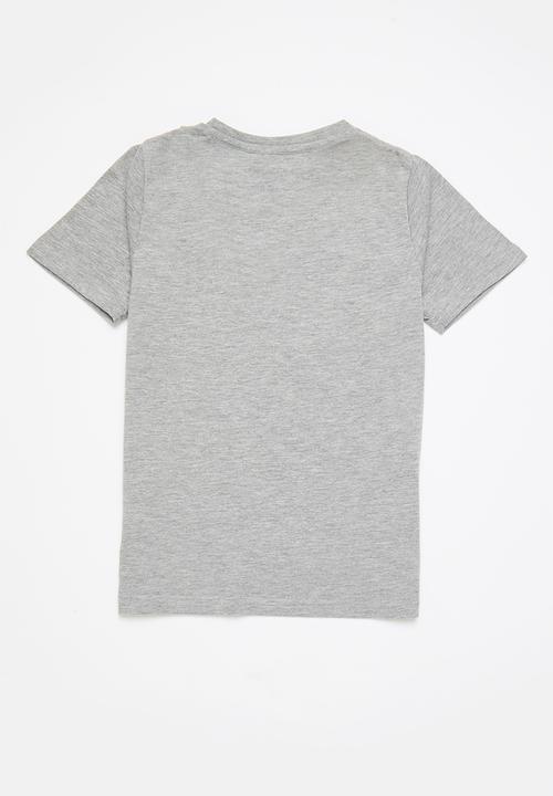 Rebel Republic - Minecraft scribbler tee - grey melange