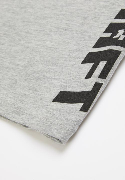 Rebel Republic - Minecraft scribbler tee - grey melange