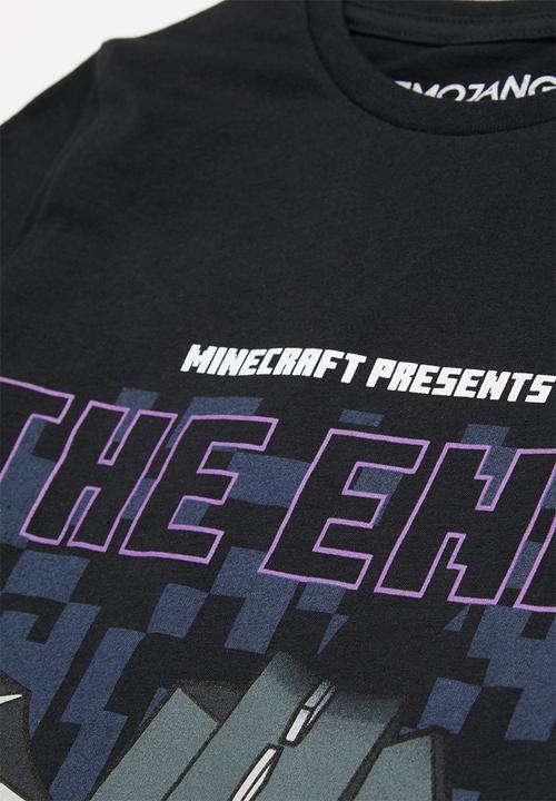 Rebel Republic - Mincraft ender if you dare tee - black