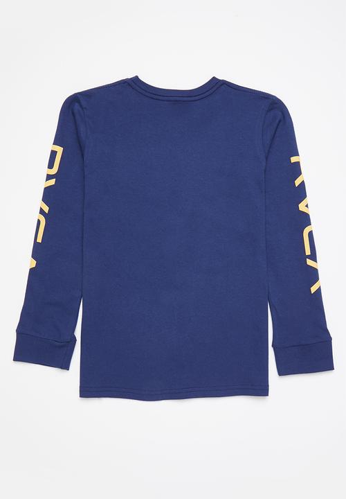 RVCA - Big rvca long sleeve tee boy - navy