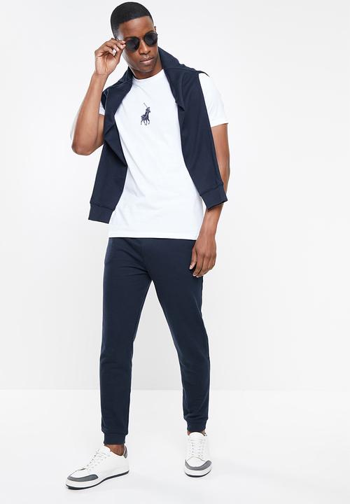 POLO - Men sport pony short sleeve tee - white