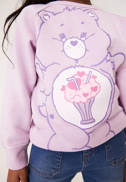 Cotton On - License mila crew - lcn clc care bears & pale violet wash