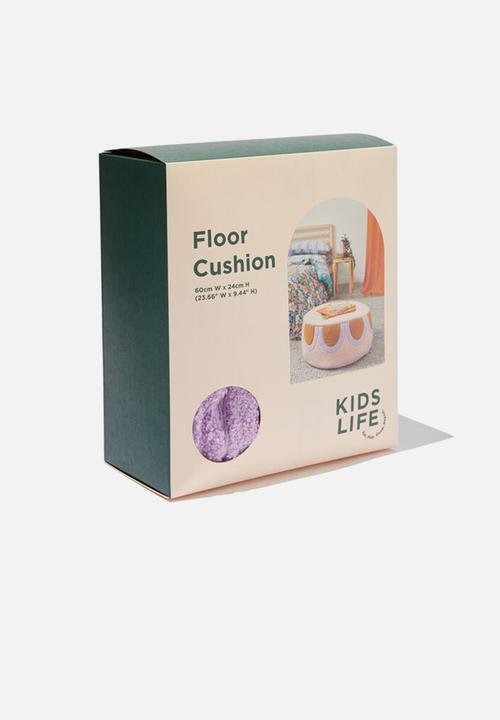 Cotton On - Kids floor cushion - boucle crystal pink & pale lilac