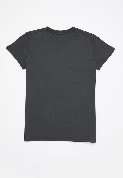 Element - Vertical short sleeve youth - black