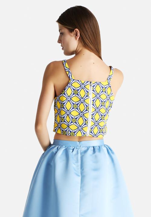 Glamorous - Tile Crop Top