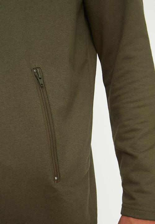 Trendyol - Senzo hooded cardigan - khaki