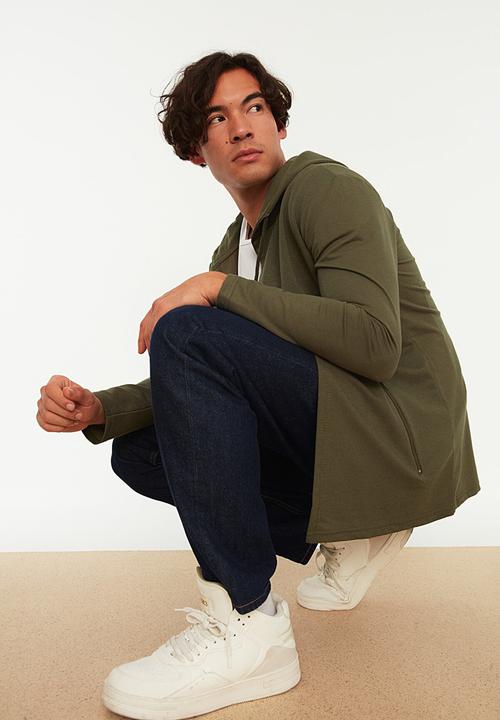 Trendyol - Senzo hooded cardigan - khaki