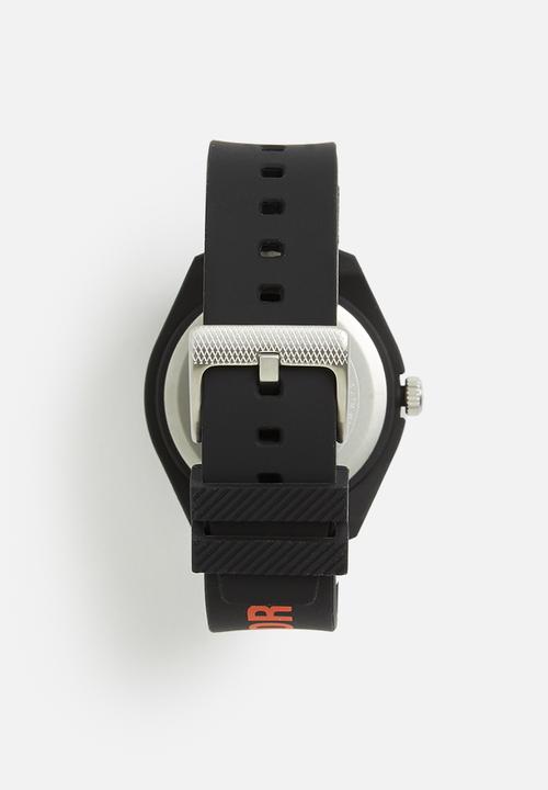 Superdry. - Silicone watch - orange & black