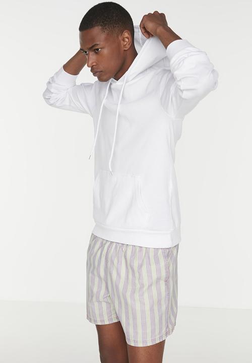 Trendyol - Jess hooded tee - white