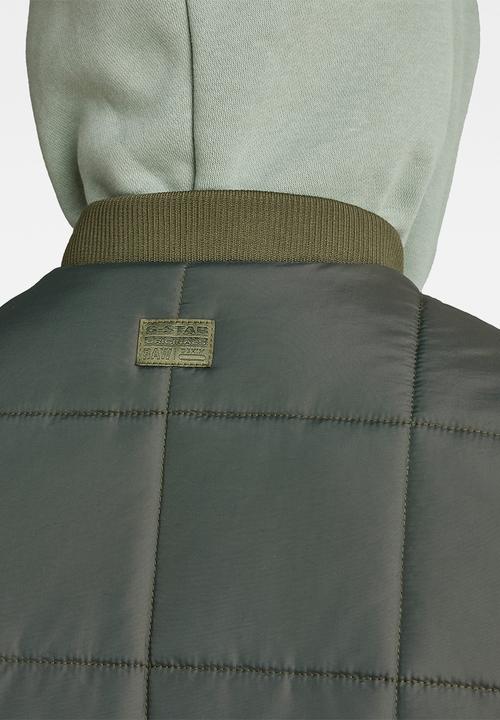G-STAR - Meefic sqr quilted vest - shadow olive